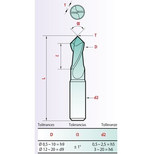 8088 - multi-v, 60°, 5 opérations, carbure